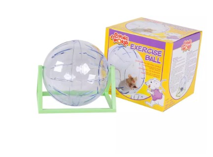 Bola de Exercício Chalesco para Hamster Transparente