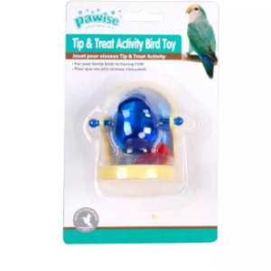 Brinquedo Pawise Tip Treat Activ Bird Toy para Pássaros - Cores Sortidas