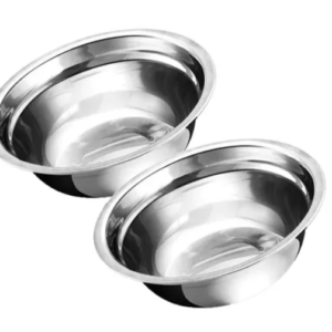 Kit 2 Tigela Bowl Inox Comedouro Pet Para Cães E Gatos