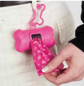 Porta Saquinho Cata Coco Cachorro C/ Refil Para Caes Gatos