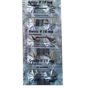 Gaviz V Omeprazol 10mg Strip com 10 Comprimidos