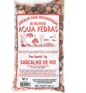 Substrato para Aquários Aqua Pedras Rio