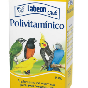 Suplemento Labcon Club Polivitamínico para Pássaros 15ml
