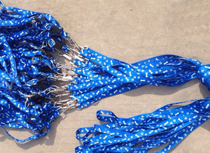 Coleira Guia Peitoral Para Cachorro Gato Passeio metros 1,5m Pets Cães Pequeno Porte azul